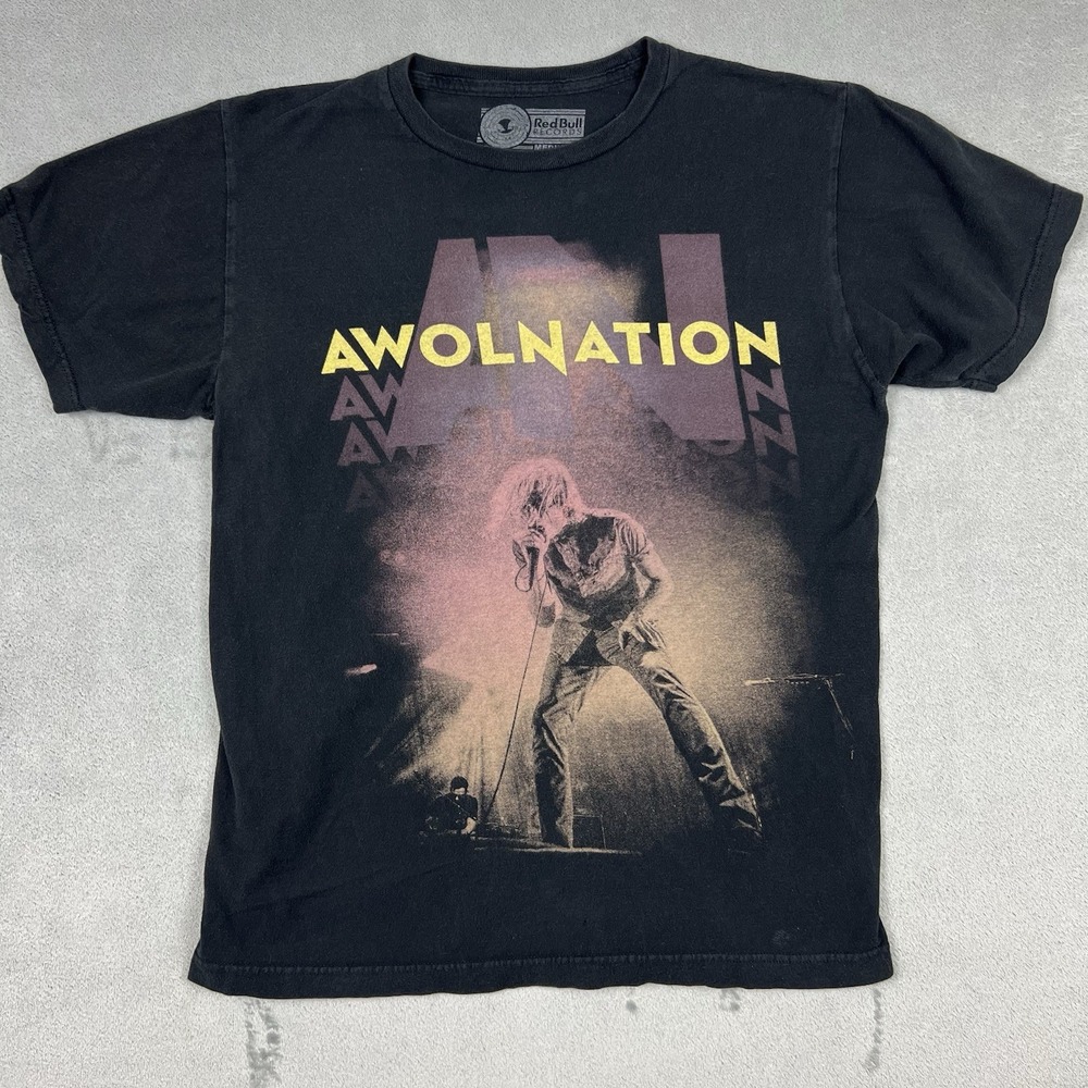 Official AWOLNATION 2013 Spring Break Tour Shirt Medium Double Sided Concert T
